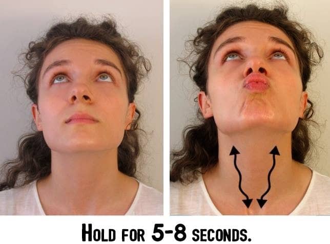 best workout for fat chin